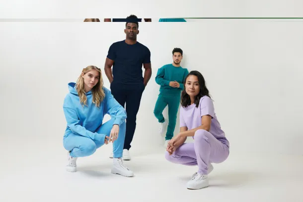  Iqoniq Yoho unisex hoodie od recikliranog pamuka, 340 g/m² - iqoniq navy