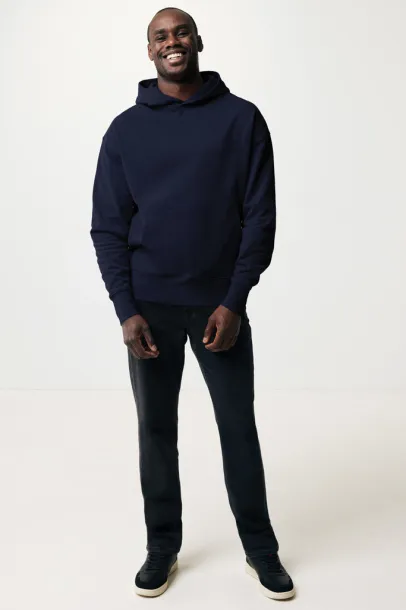  Iqoniq Yoho unisex hoodie od recikliranog pamuka, 340 g/m² - iqoniq navy