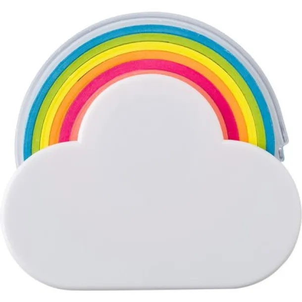  Memo tape dispenser "cloud", sticky notes white