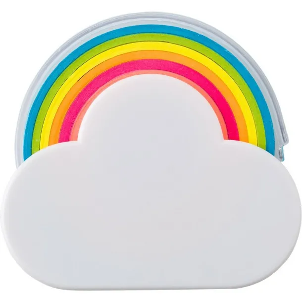  Memo tape dispenser "cloud", sticky notes white