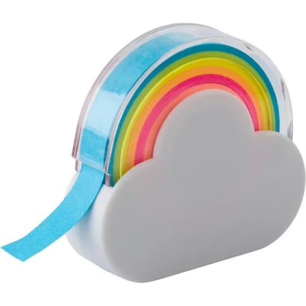  Memo tape dispenser "cloud", sticky notes white