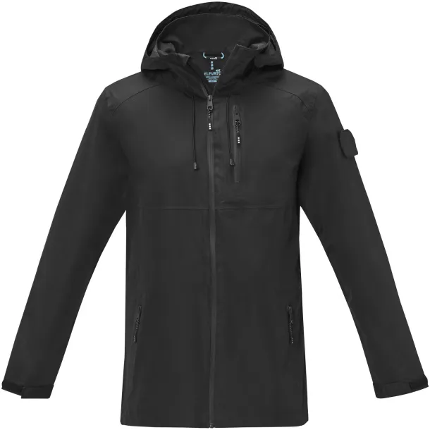 Kai unisex lightweight GRS recycled circular jacket - Elevate NXT Solid black