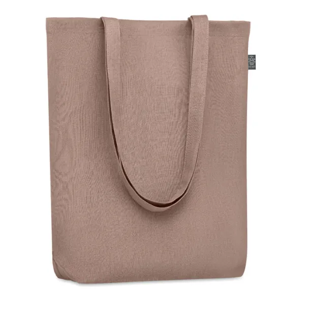 NAIMA TOTE Shopping bag in hemp 200 gr/m² Brown