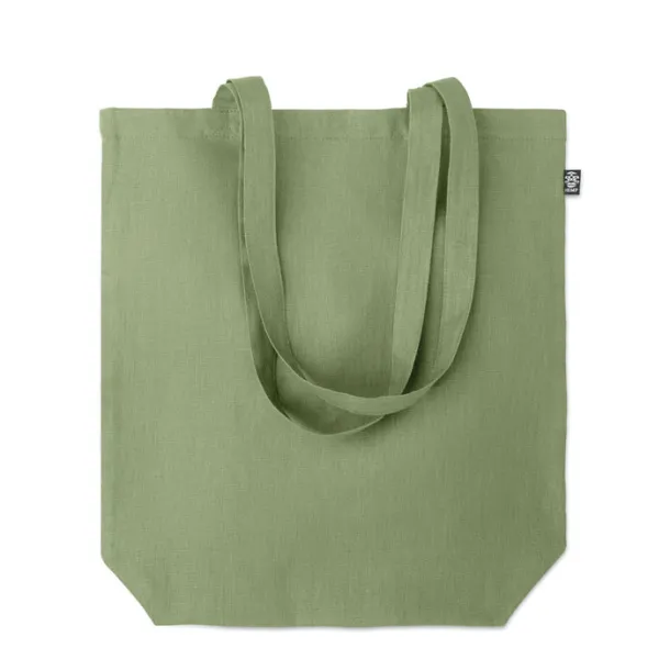 NAIMA TOTE Shopping bag in hemp 200 gr/m² Green