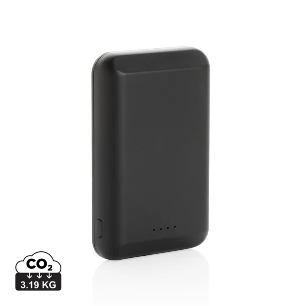  Prijenosna baterija s magnetom - 5 W, 5 000 mAh - XD Collection Crna