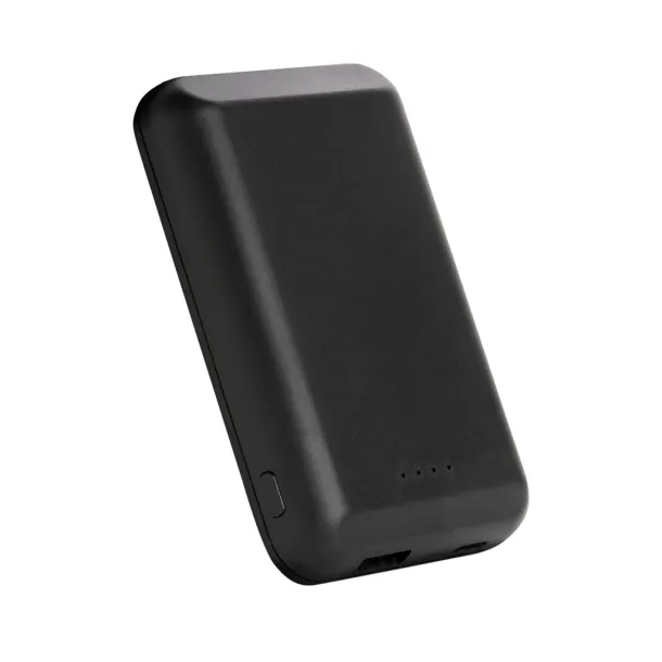  Prijenosna baterija s magnetom - 5 W, 5 000 mAh - XD Collection Crna