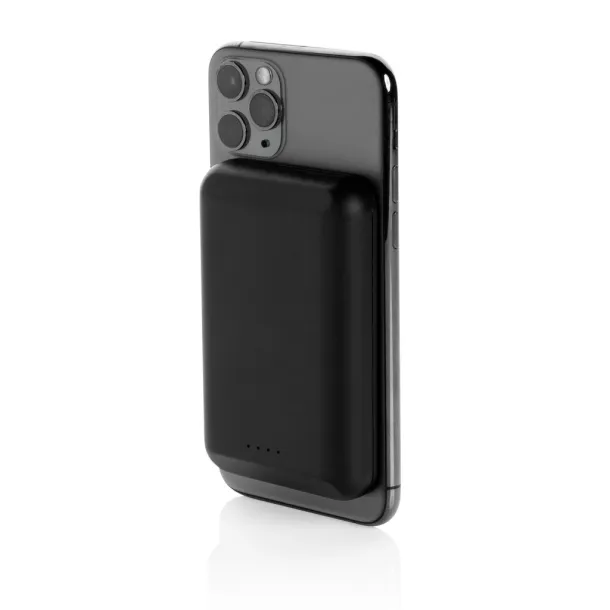  Prijenosna baterija s magnetom - 5 W, 5 000 mAh - XD Collection Crna