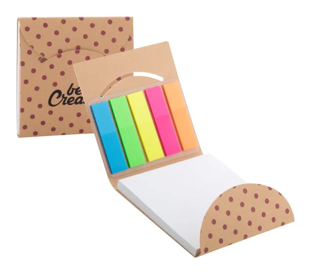 CreaStick Combo C Eco custom sticky notepad Natural