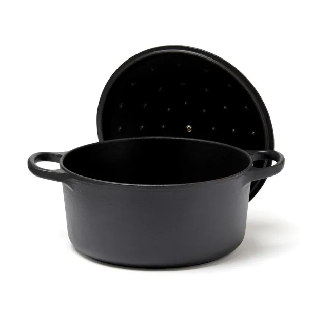  VINGA Monte enameled cast iron pot 5.5L - Vinga Black