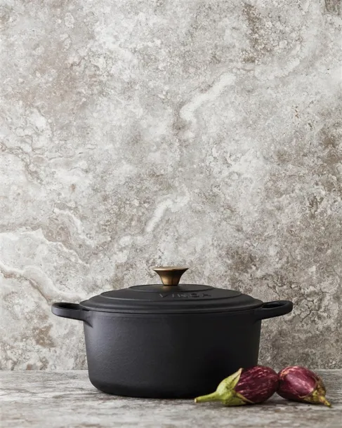  VINGA Monte enameled cast iron pot 5.5L - Vinga Black