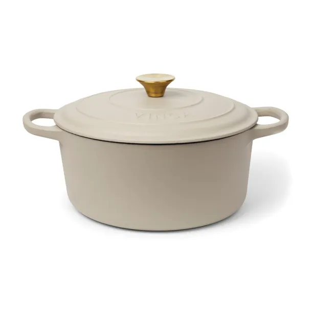  VINGA Monte emajlirani lonac od lijevanog željeza, 5,5 L - Vinga Warm Grey 3 
