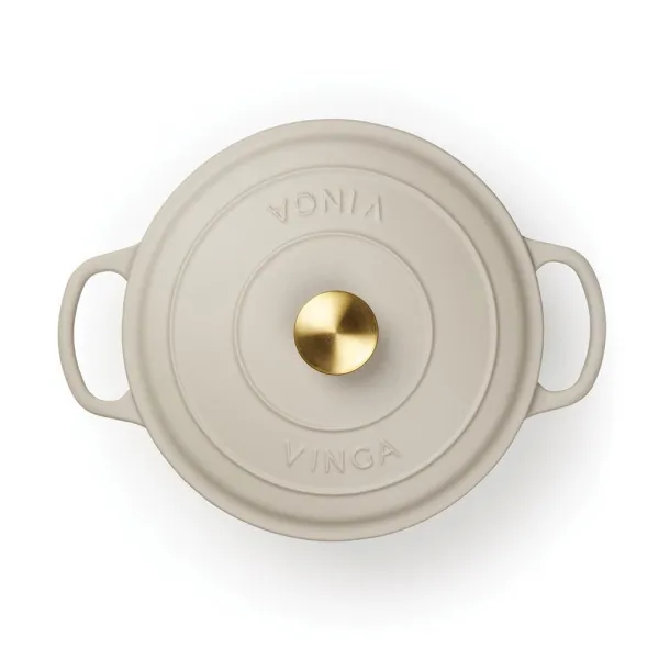  VINGA Monte emajlirani lonac od lijevanog željeza, 5,5 L - Vinga Warm Grey 3 