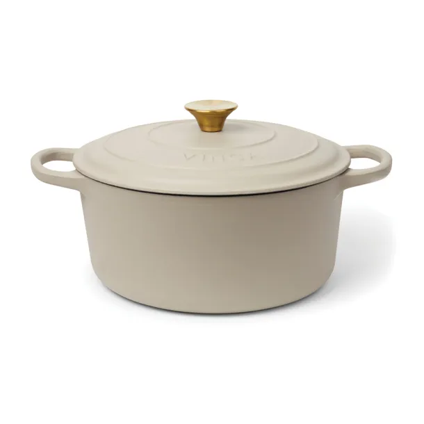  VINGA Monte emajlirani lonac od lijevanog željeza, 5,5 L - Vinga Warm Grey 3 