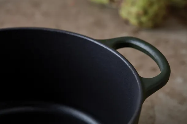 VINGA Monte enameled cast iron pot 5.5L - Vinga Green 