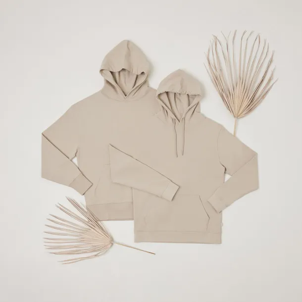  Iqoniq Yoho unisex hoodie od recikliranog pamuka, 340 g/m² - iqoniq desert