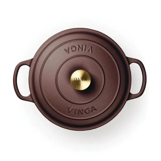  VINGA Monte enameled cast iron pot 5.5L - Vinga Red 