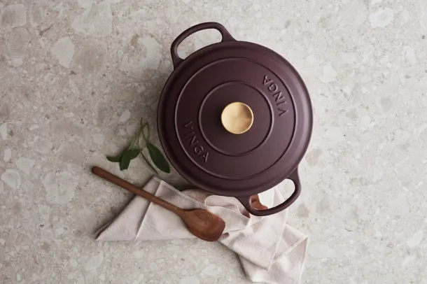  VINGA Monte enameled cast iron pot 5.5L - Vinga Red 