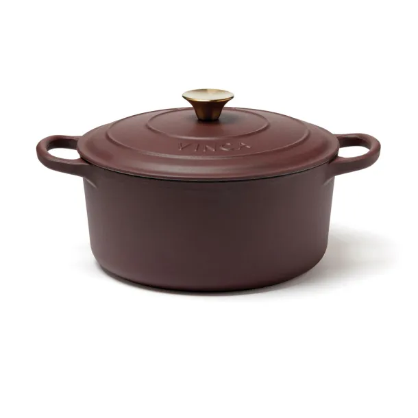  VINGA Monte enameled cast iron pot 5.5L - Vinga Red 