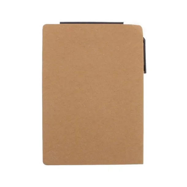  Memo holder, notebook A6, sticky notes, ball pen black