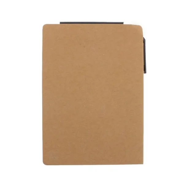  Memo holder, notebook A6, sticky notes, ball pen black