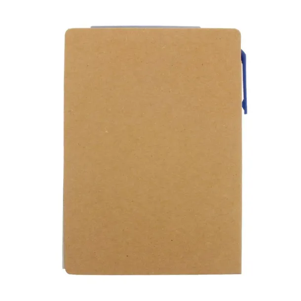  Memo holder, notebook A6, sticky notes, ball pen navy blue