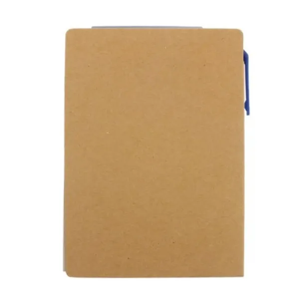  Memo holder, notebook A6, sticky notes, ball pen navy blue