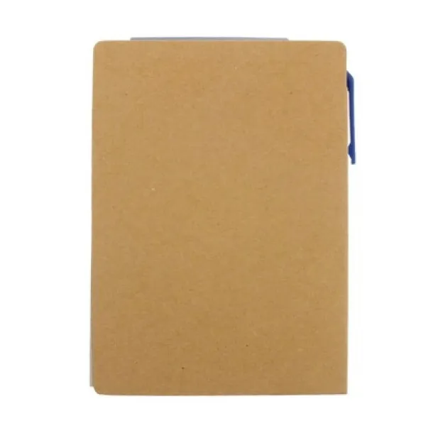  Memo holder, notebook A6, sticky notes, ball pen navy blue