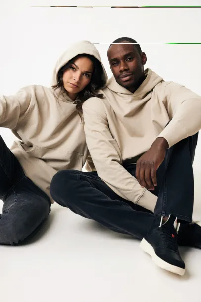  Iqoniq Yoho recycled cotton relaxed hoodie - iqoniq desert