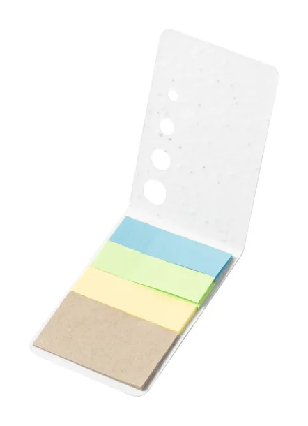 Sementi seed paper sticky notepad Natural