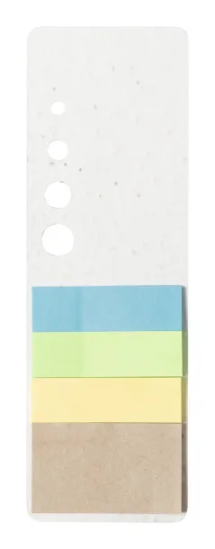 Sementi seed paper sticky notepad Natural