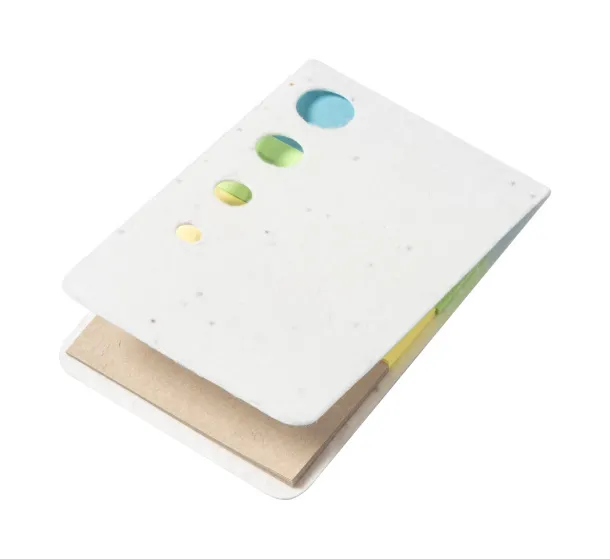 Sementi seed paper sticky notepad Natural