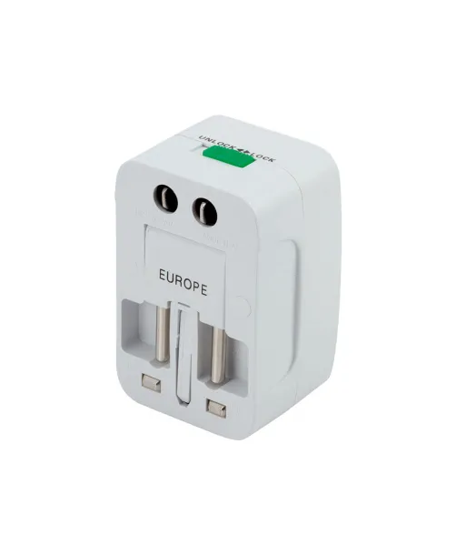 Tyru adapter s utikačima Bijela