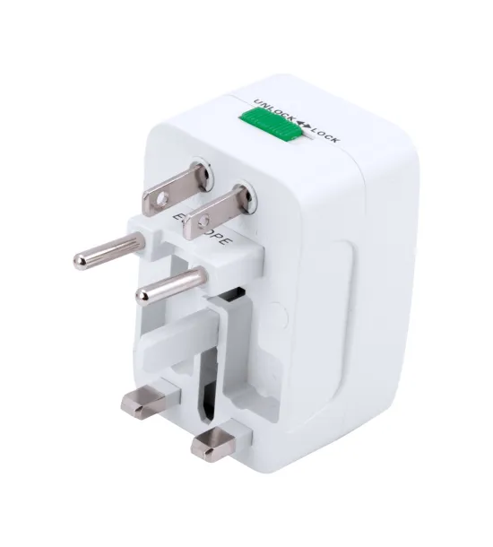 Tyru adapter s utikačima Bijela