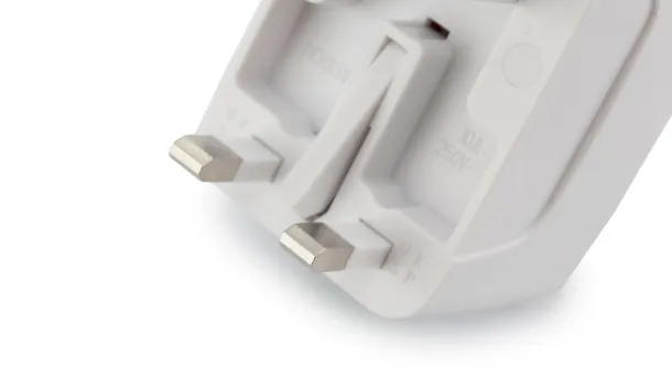 Tyru adapter s utikačima Bijela