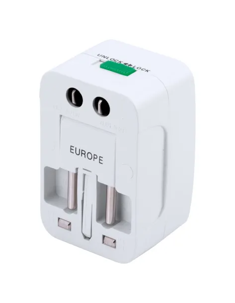 Tyru adapter s utikačima Bijela