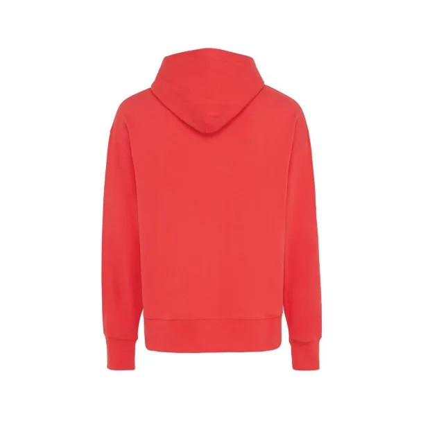  Iqoniq Yoho unisex hoodie od recikliranog pamuka, 340 g/m² - iqoniq luscious red