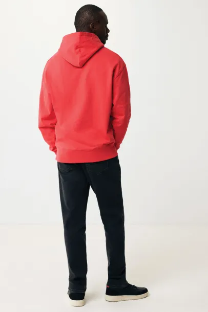  Iqoniq Yoho recycled cotton relaxed hoodie - iqoniq luscious red