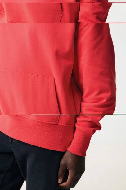  Iqoniq Yoho recycled cotton relaxed hoodie - iqoniq luscious red