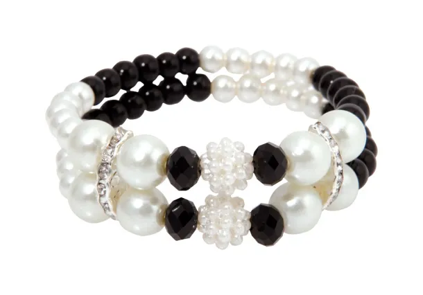 Deina bracelet White Black