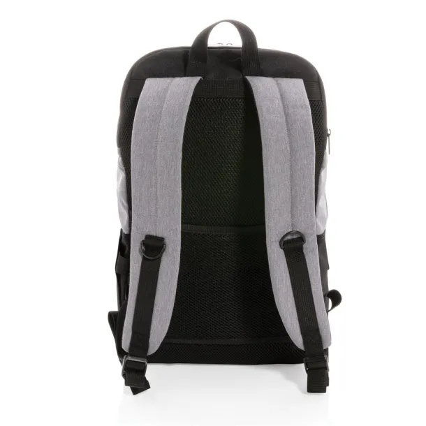  Modern 15.6" USB & RFID laptop backpack PVC free - XD Collection Black 