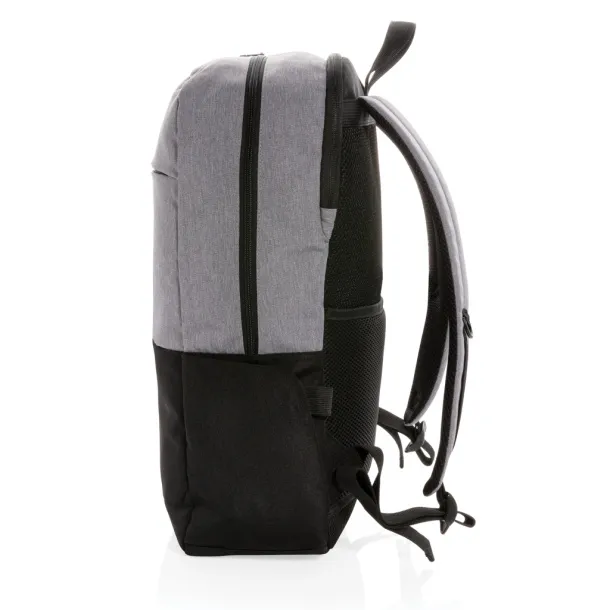  Modern 15.6" USB & RFID laptop backpack PVC free - XD Collection Black 