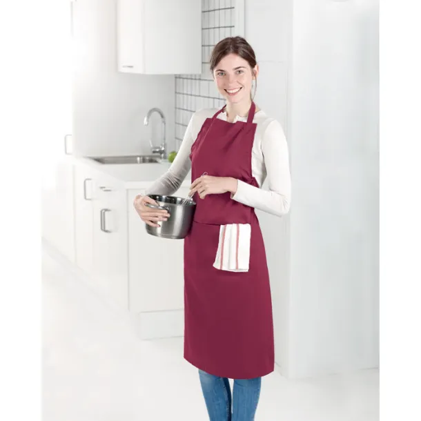 FITTED KITAB Adjustable apron Burgundy