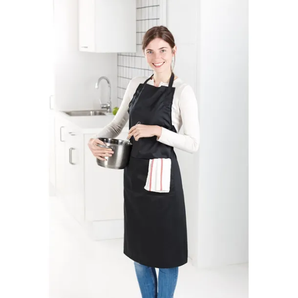 FITTED KITAB Adjustable apron Black