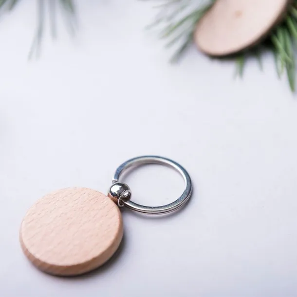  Wooden keyring wood