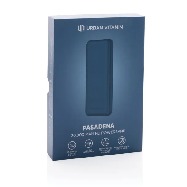 Urban Vitamin Pasadena prijenosna baterija, 20 000 mAh - Urban Vitamin Plava