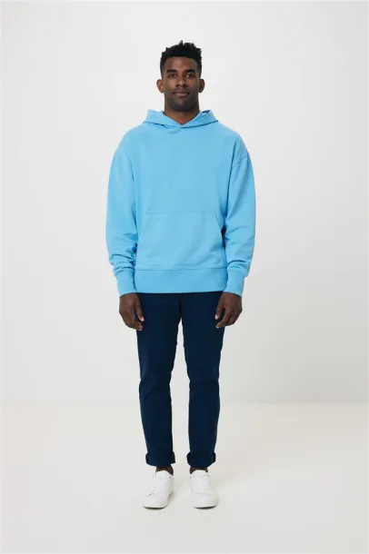 Iqoniq Yoho unisex hoodie od recikliranog pamuka, 340 g/m² - iqoniq tranquil blue