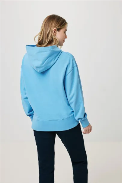  Iqoniq Yoho recycled cotton relaxed hoodie - iqoniq tranquil blue