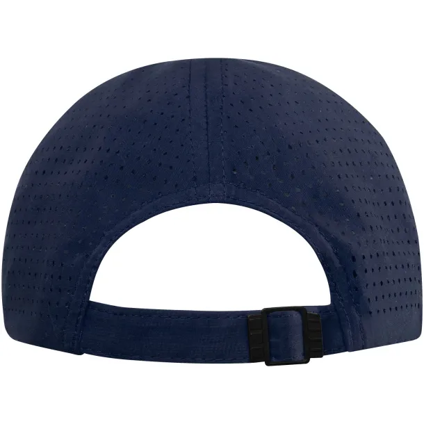 Mica 6 panel GRS recycled cool fit cap - Elevate NXT Navy Blue