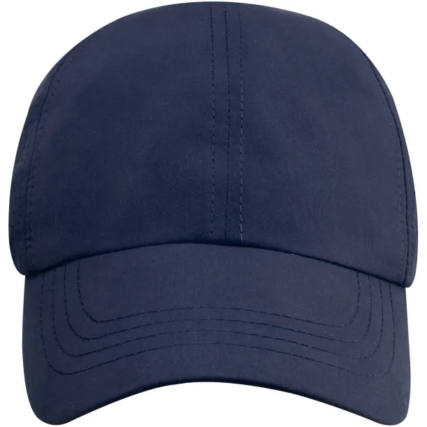 Mica 6 panel GRS recycled cool fit cap - Elevate NXT Navy Blue