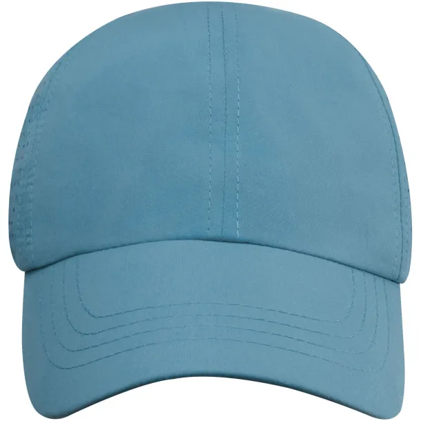 Mica 6 panel GRS recycled cool fit cap - Elevate NXT NXT blue